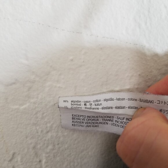 Zara Skinny Jeans Stretch Black Size 6 - Picture 7 of 7